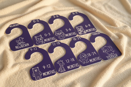 Nursery Closet Hanger Dividers | Animals