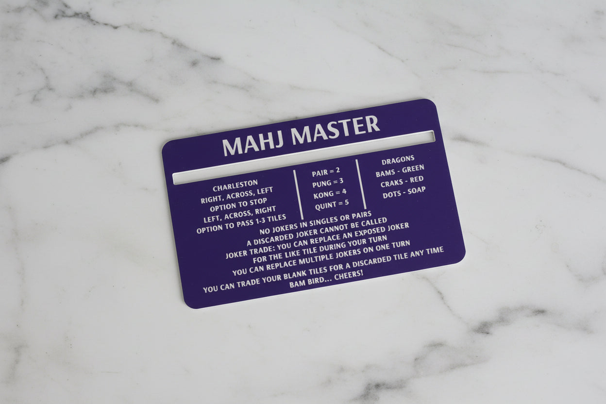 Classic Colors Square | Mahjong Line Reader & Tile Shuffler Set