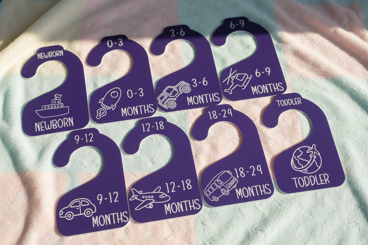 Nursery Closet Hanger Dividers | Travel