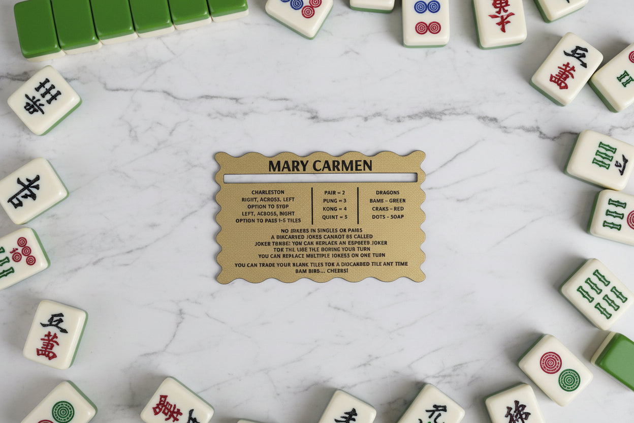 Shine Bright | Mahjong Line Reader & Tile Shuffler Set