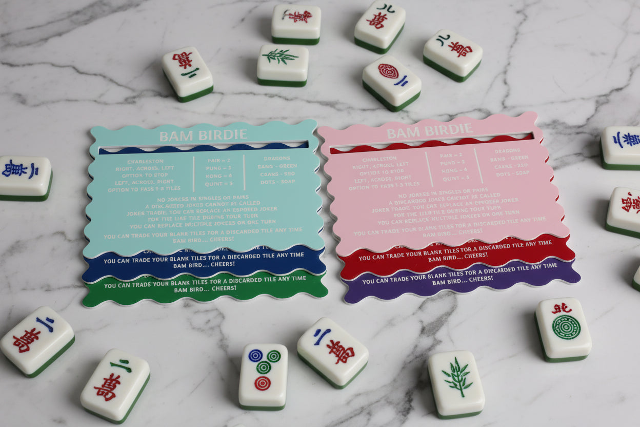 Classic Colors | Mahjong Line Reader & Tile Shuffler Set