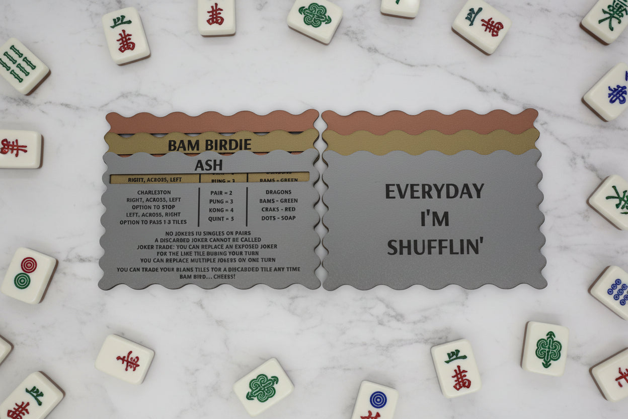 Shine Bright | Mahjong Line Reader & Tile Shuffler Set