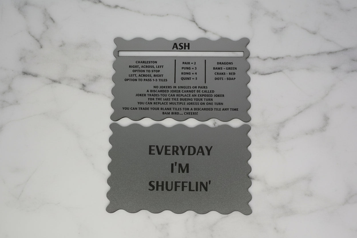 Shine Bright | Mahjong Line Reader & Tile Shuffler Set