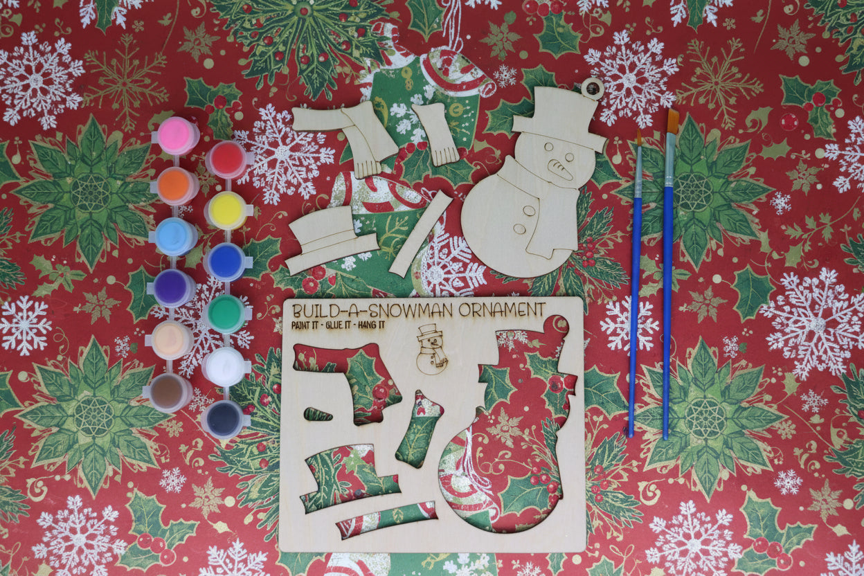 Paint and Pop Christmas Craft Ornament | DIY Holiday Keepsake Kit