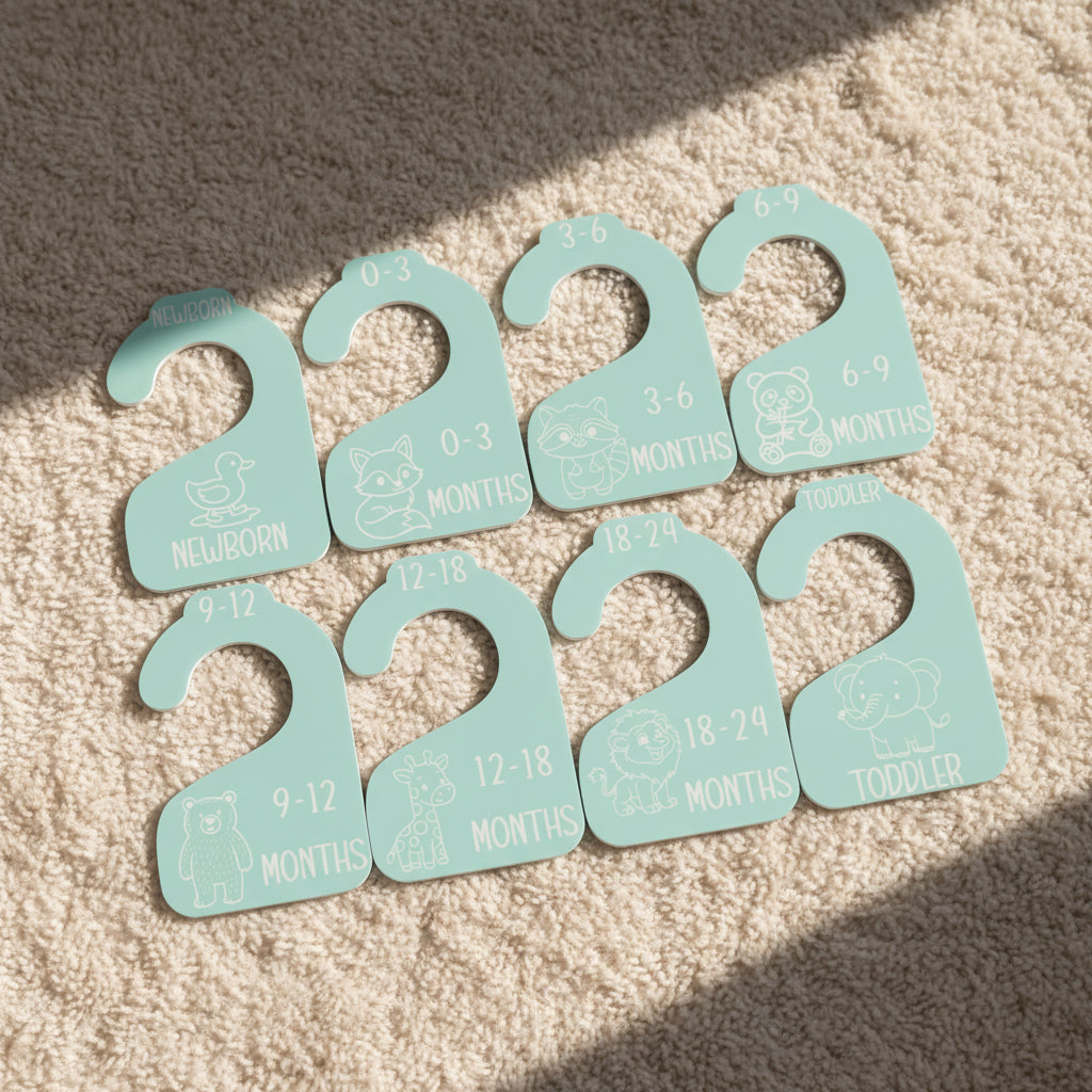 Nursery Closet Hanger Dividers | Animals