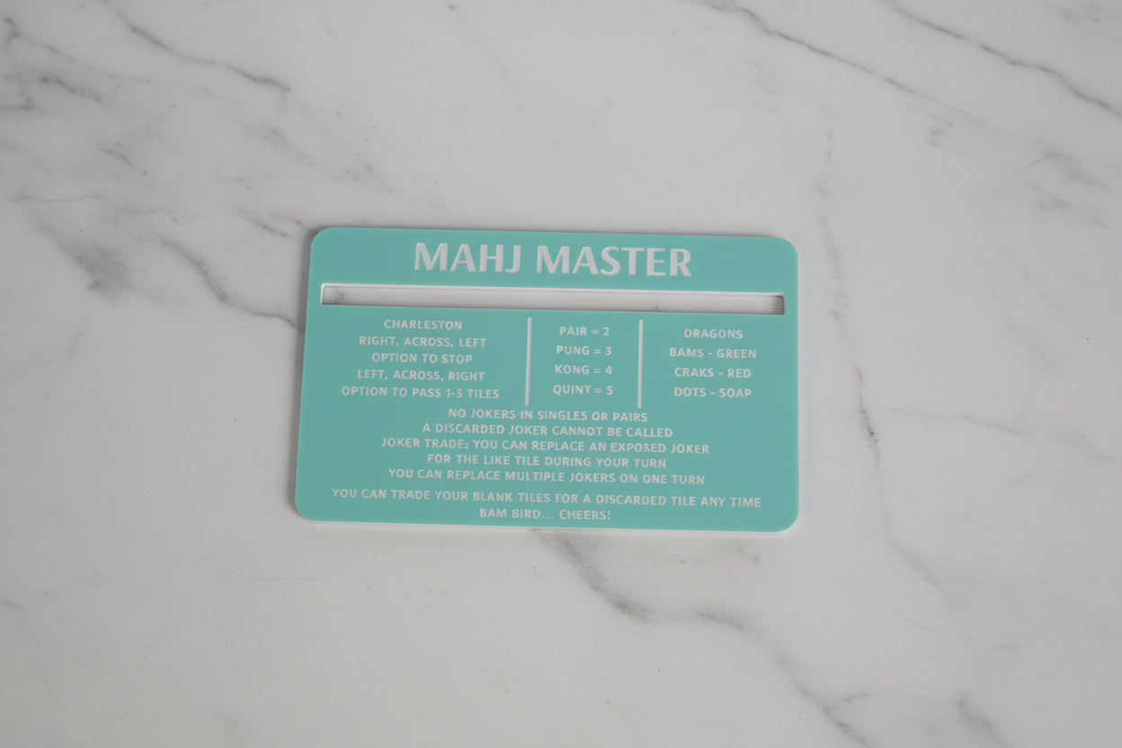 Classic Colors Square | Mahjong Line Reader & Tile Shuffler Set