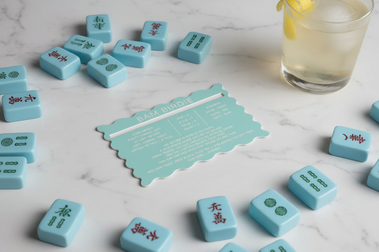 Classic Colors | Mahjong Line Reader & Tile Shuffler Set