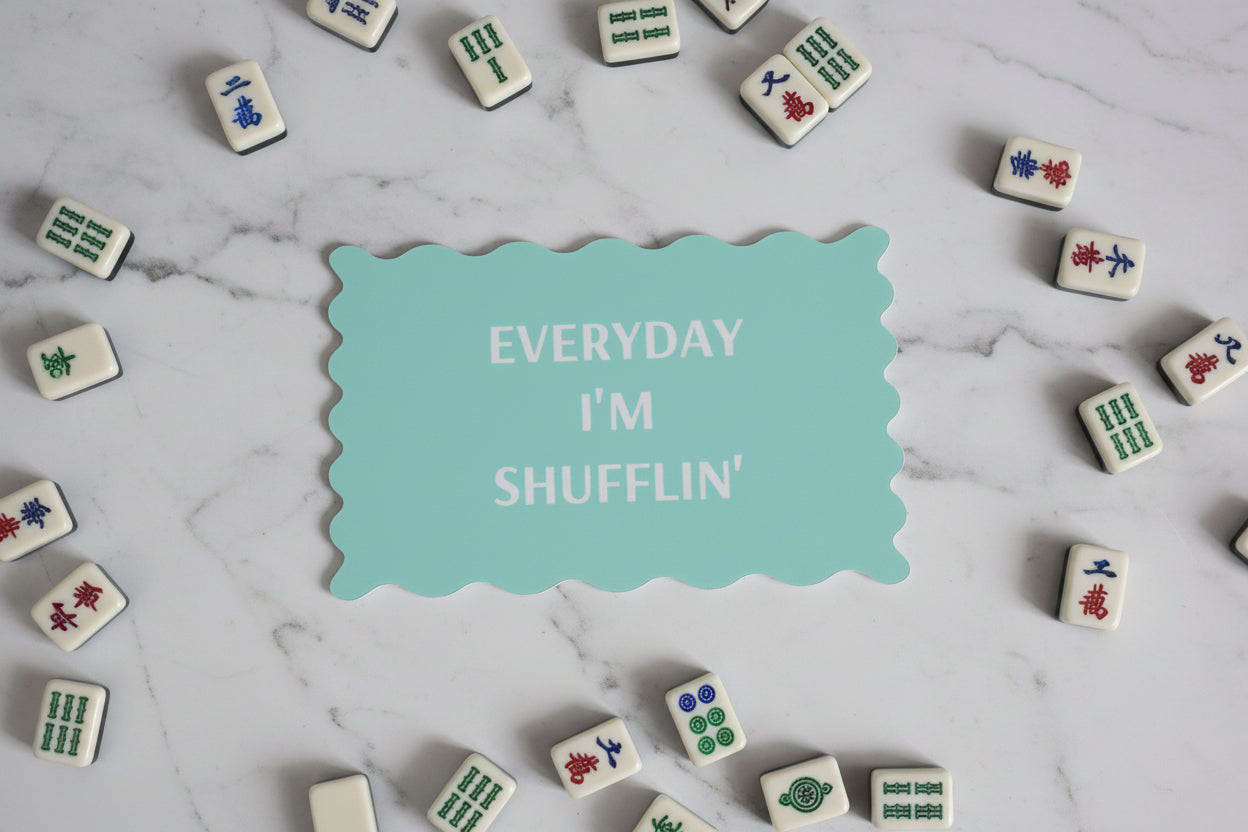 Classic Colors | Mahjong Line Reader & Tile Shuffler Set