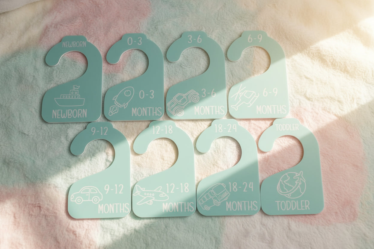 Nursery Closet Hanger Dividers | Travel