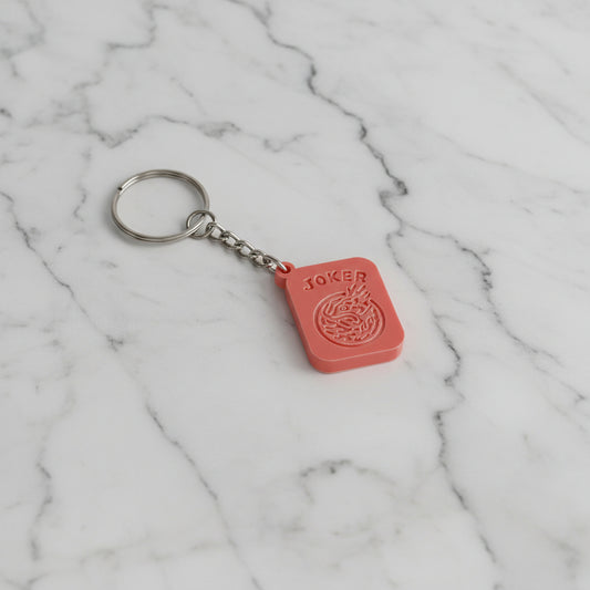 Mahjong Joker Keychain