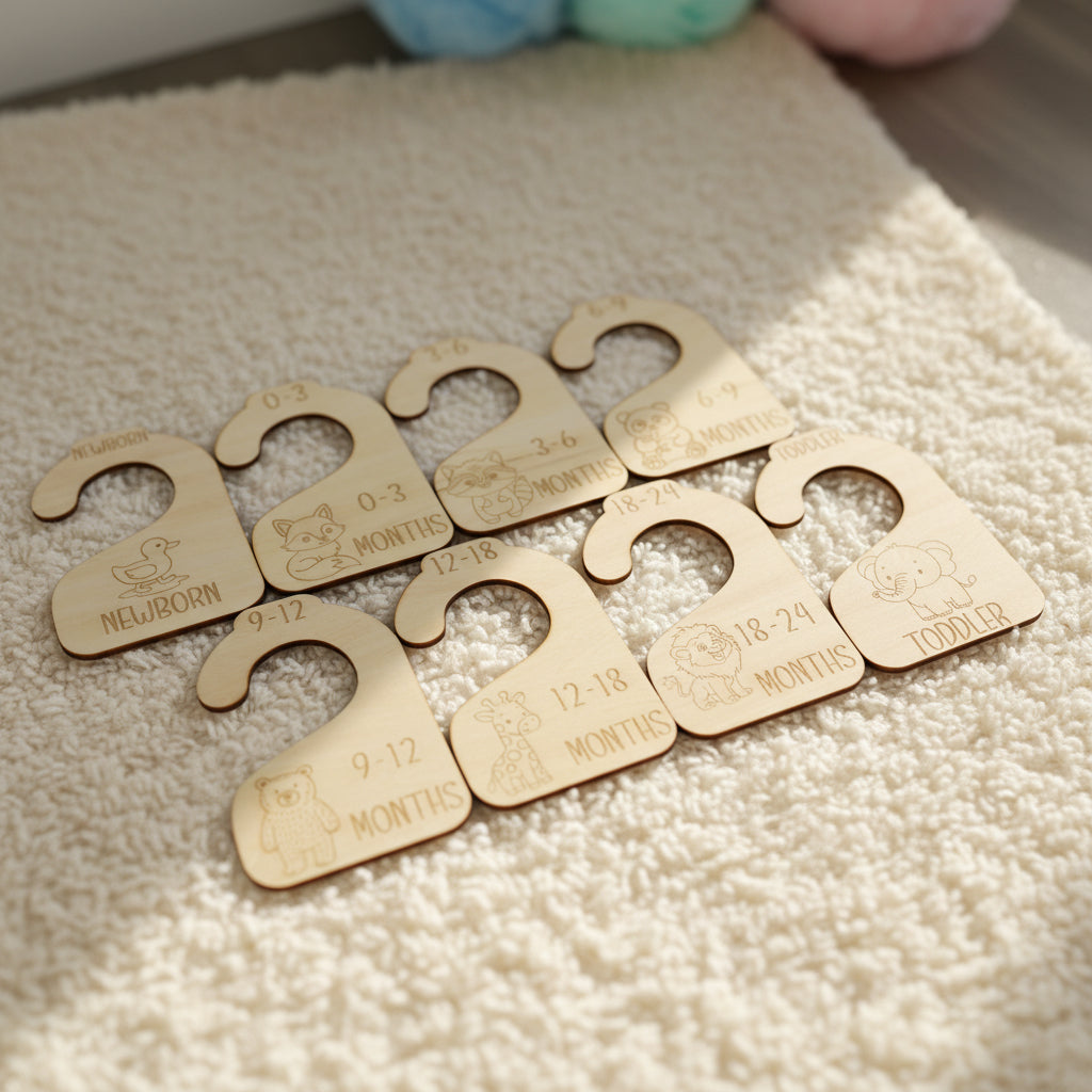 Nursery Closet Hanger Dividers | Animals