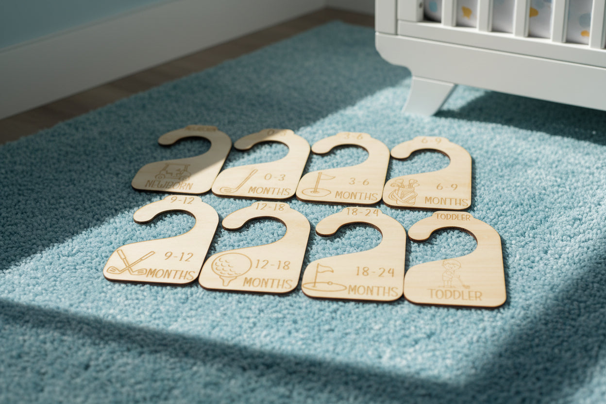 Nursery Closet Hanger Dividers | Golf