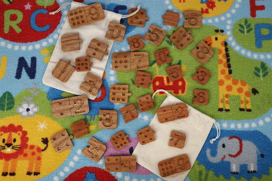 Montessori Number Tiles Matching Game: Red Oak Early Learning