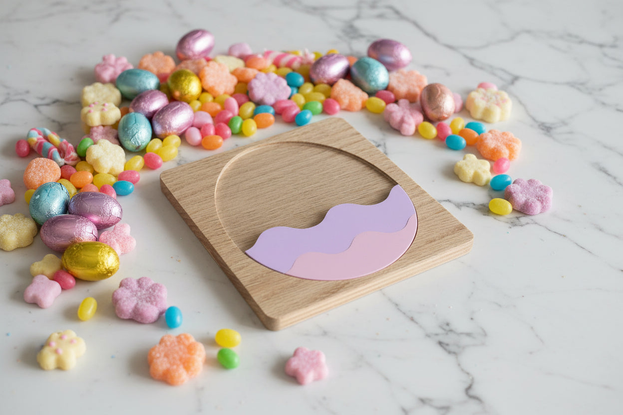 Personalized Pastel Easter Egg Puzzle | Custom Name Puzzle for Kids