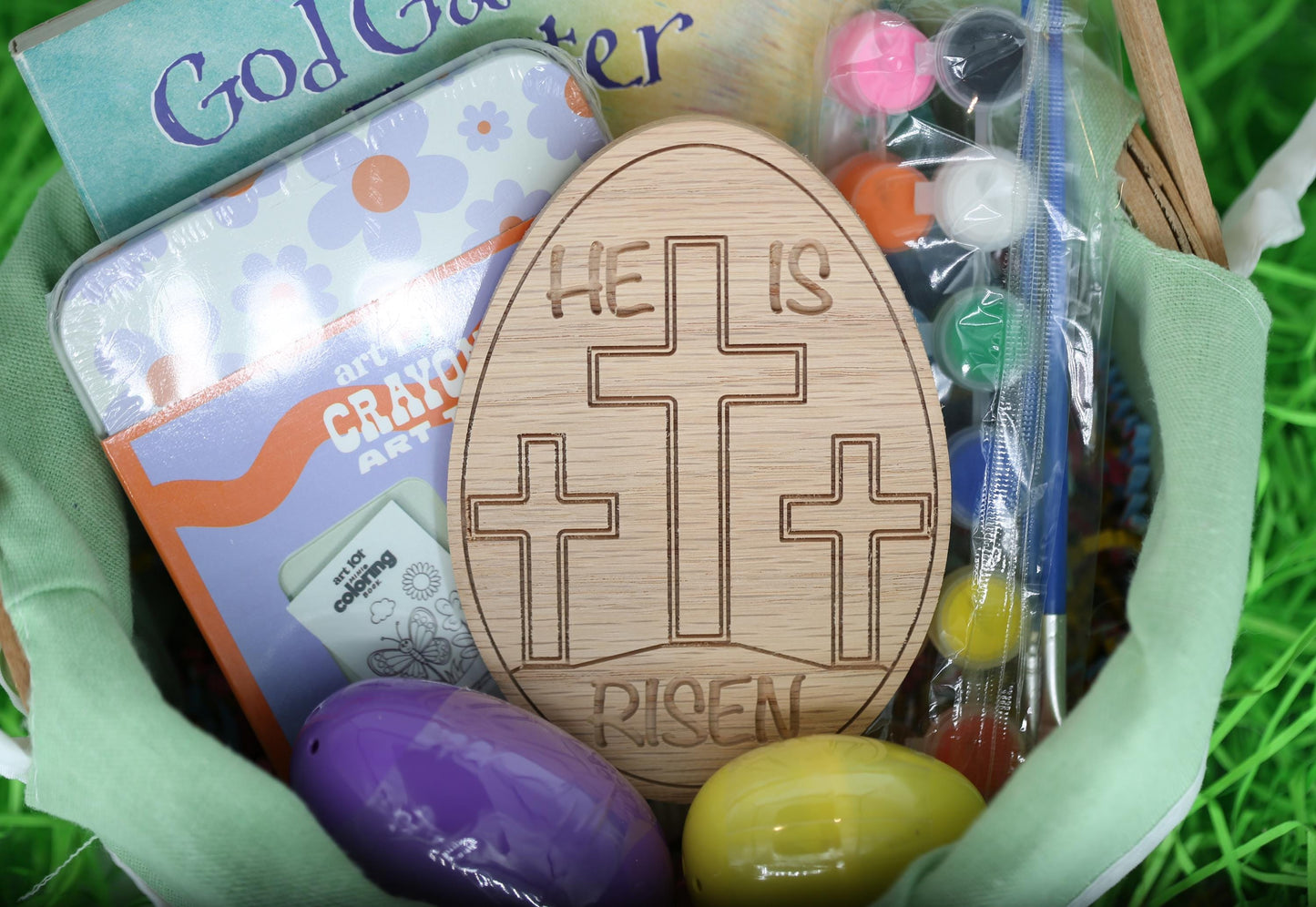 He is Risen Paint Kit | DIY Easter Egg Craft