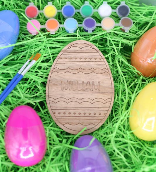 Personalized Easter Egg Paint Kit | Kids Craft, Custom Basket Gift