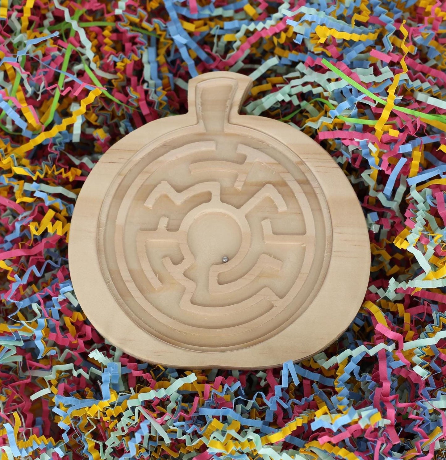 Fall Maze Game – Wooden Tilt Maze with Steel Ball | Screen-Free Fun for Kids & Adults