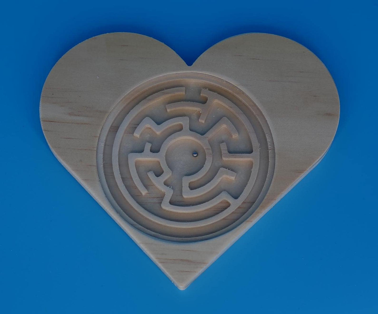 Heart Shaped Wooden Tilt Maze | Screen-Free Valentine’s Fun for Kids & Families