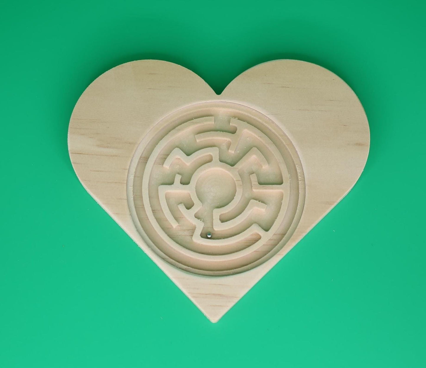 Heart Shaped Wooden Tilt Maze | Screen-Free Valentine’s Fun for Kids & Families