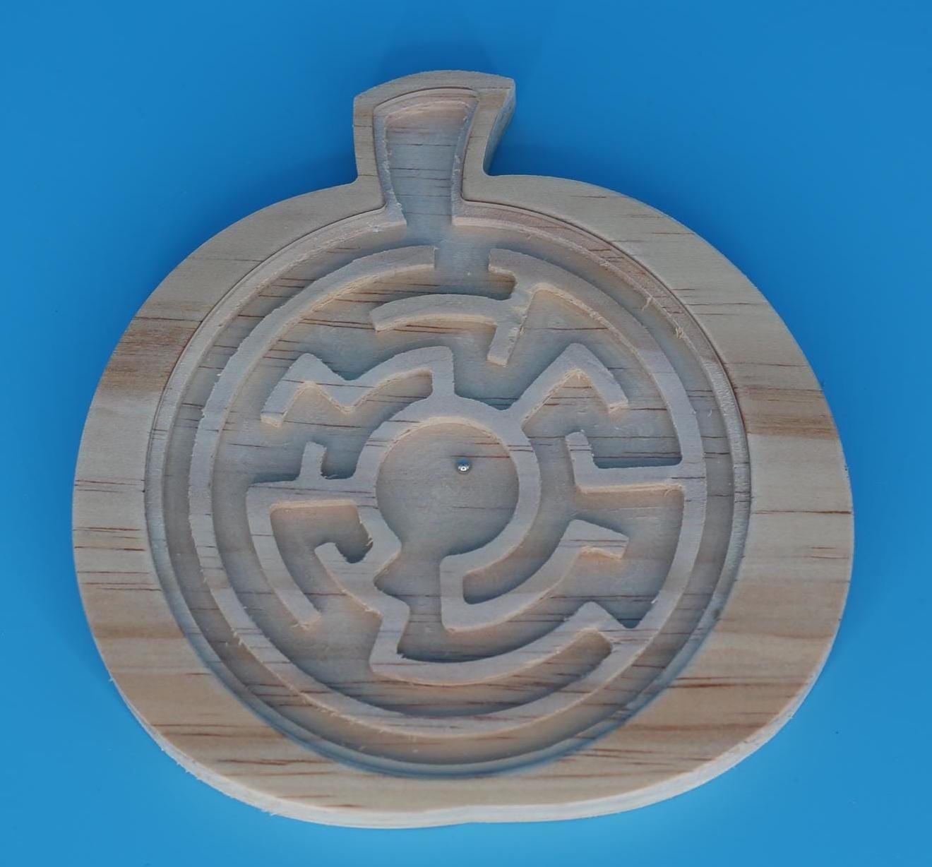 Fall Maze Game – Wooden Tilt Maze with Steel Ball | Screen-Free Fun for Kids & Adults