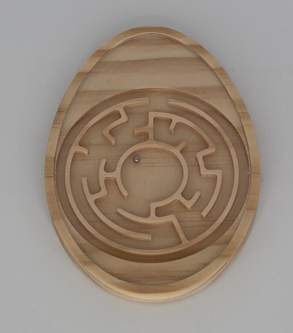 Easter Egg Wooden Tilt Maze | Screen-Free Spring Fun for Kids & Families