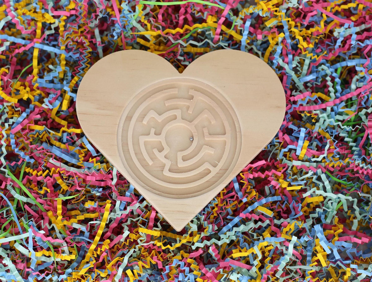 Heart Shaped Wooden Tilt Maze | Screen-Free Valentine’s Fun for Kids & Families