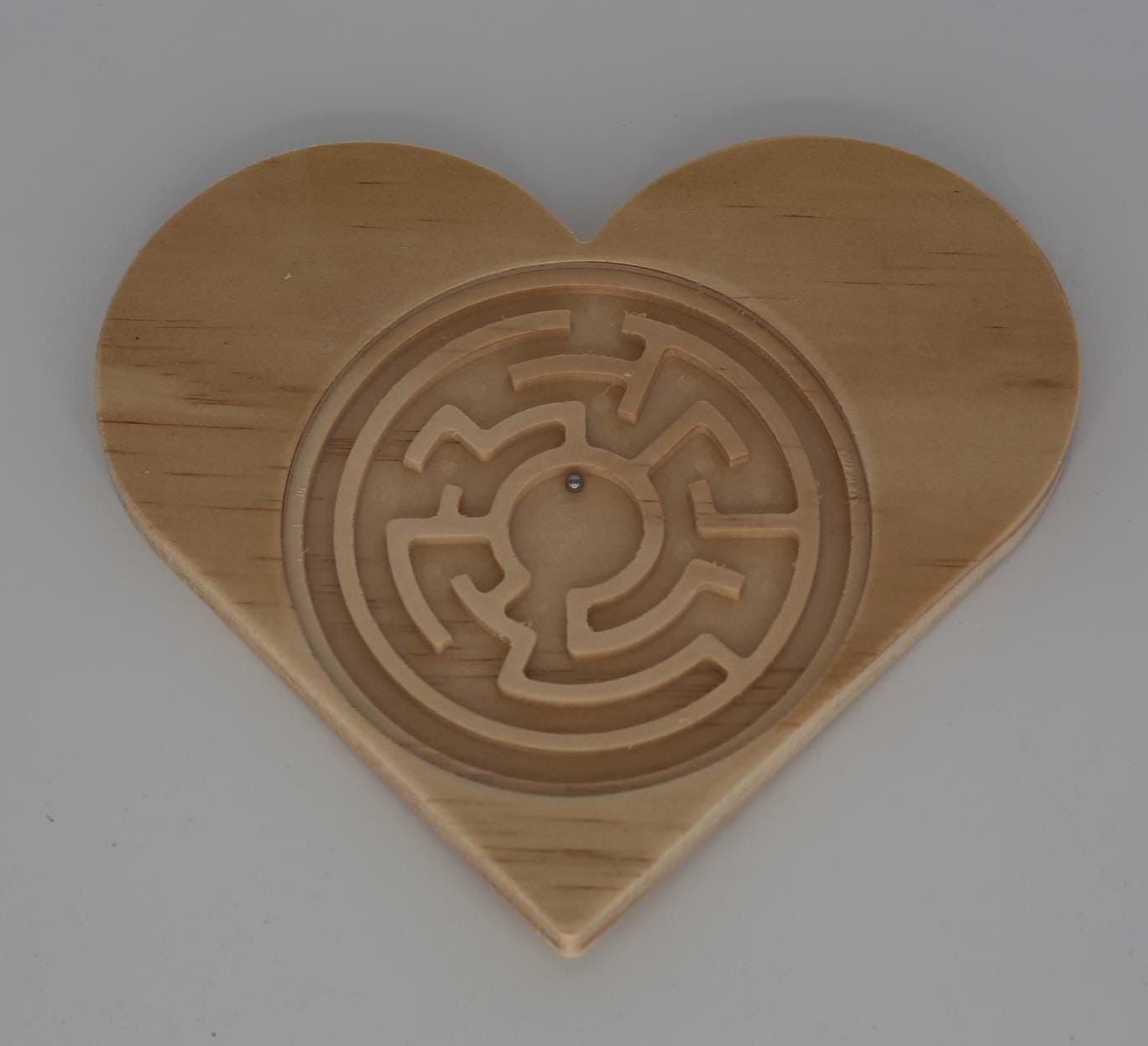 Heart Shaped Wooden Tilt Maze | Screen-Free Valentine’s Fun for Kids & Families