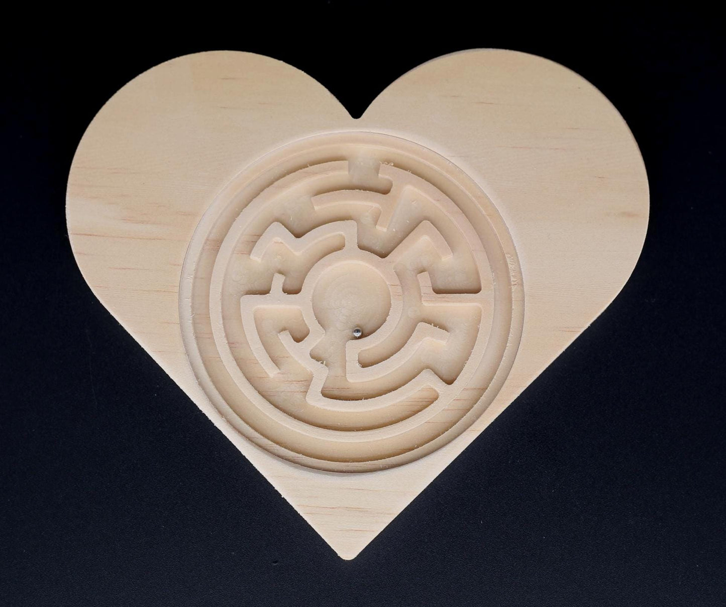 Heart Shaped Wooden Tilt Maze | Screen-Free Valentine’s Fun for Kids & Families